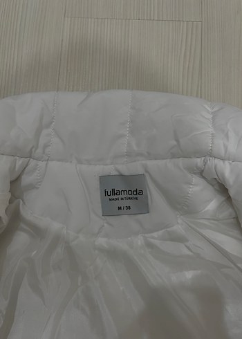 Beyaz Kadın Kısa mont - Görsel 6