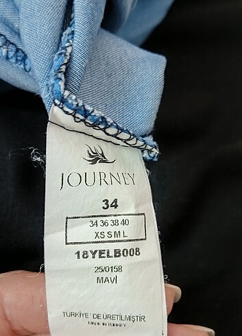 34 Beden Journey Kot elbise