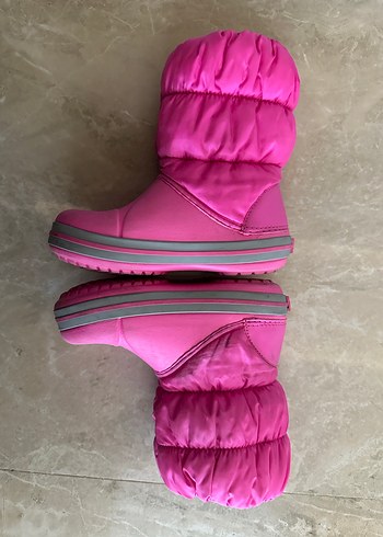 28 Beden Kız Çocuk Pembe Lastik Botlar