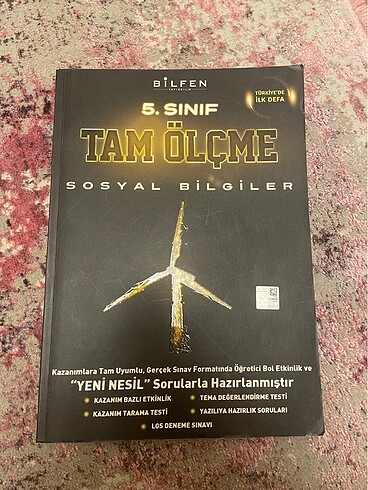 5. Sınıf tam ölçme sosyal bilgiler soru bankası bilfen yayıncılı