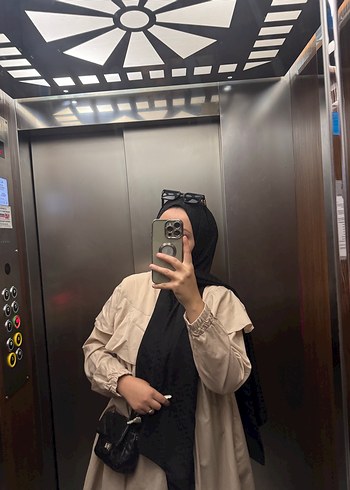xl Beden ten rengi Renk Bej Midi Keten Tunik Yakalı ve Volanlı