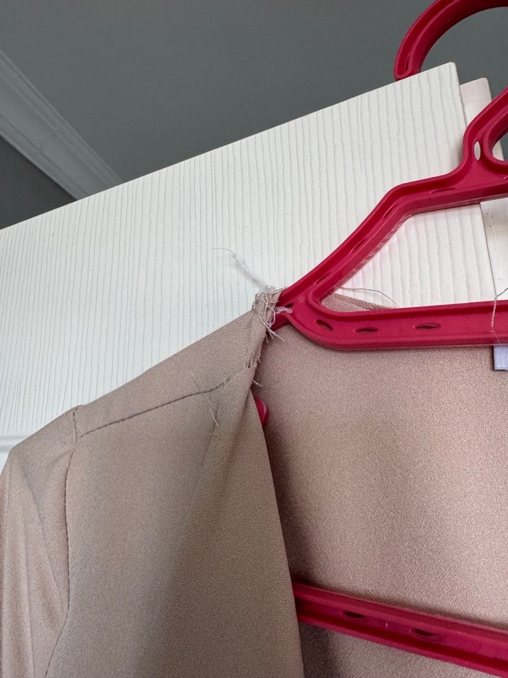 Bej Uzun Kadın Trençkot - Görsel 3