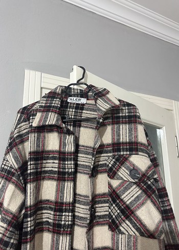 Düğmeli Salaş Oduncu Kadın Gömlek - Görsel 2