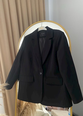 Siyah blazer ceket - Görsel 3