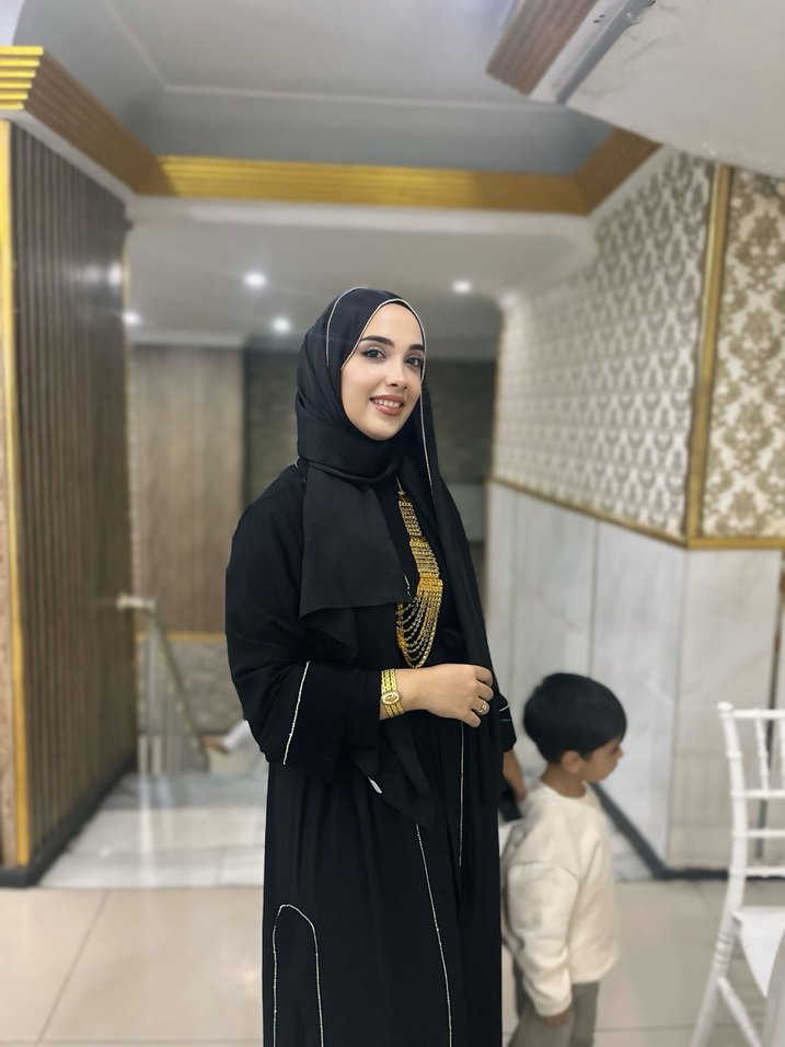 Siyah abaya - Görsel 3