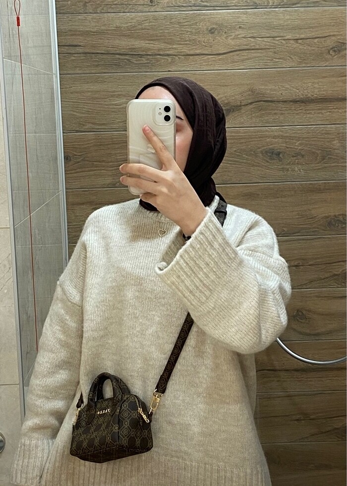 Oversize triko kazak - Görsel 3