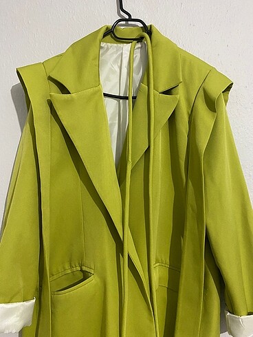 36 Beden haki Renk Blazer ceket