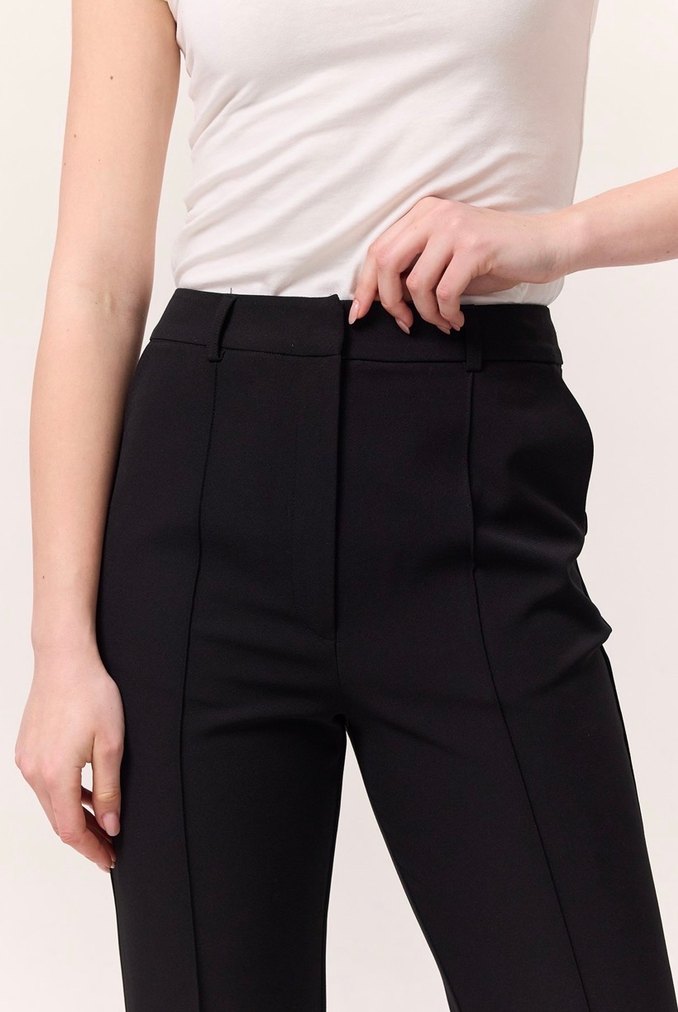 MANUKA Dikiş detaylı flare pantolon - Görsel 3