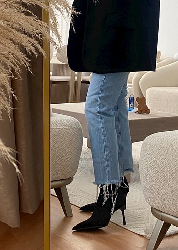 Back streç siyah dalgıç bot - Görsel 2