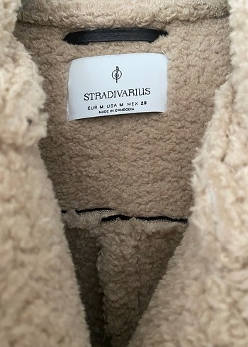 Stradivarius suni kürklü biker ceket - Görsel 4