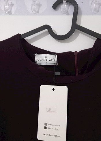 Bordo İnce Askılı Uzun Kadın Elbisesi - Görsel 3