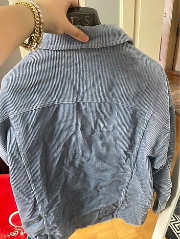 xl Beden mavi Renk Zara bebe mavi kadife ceket