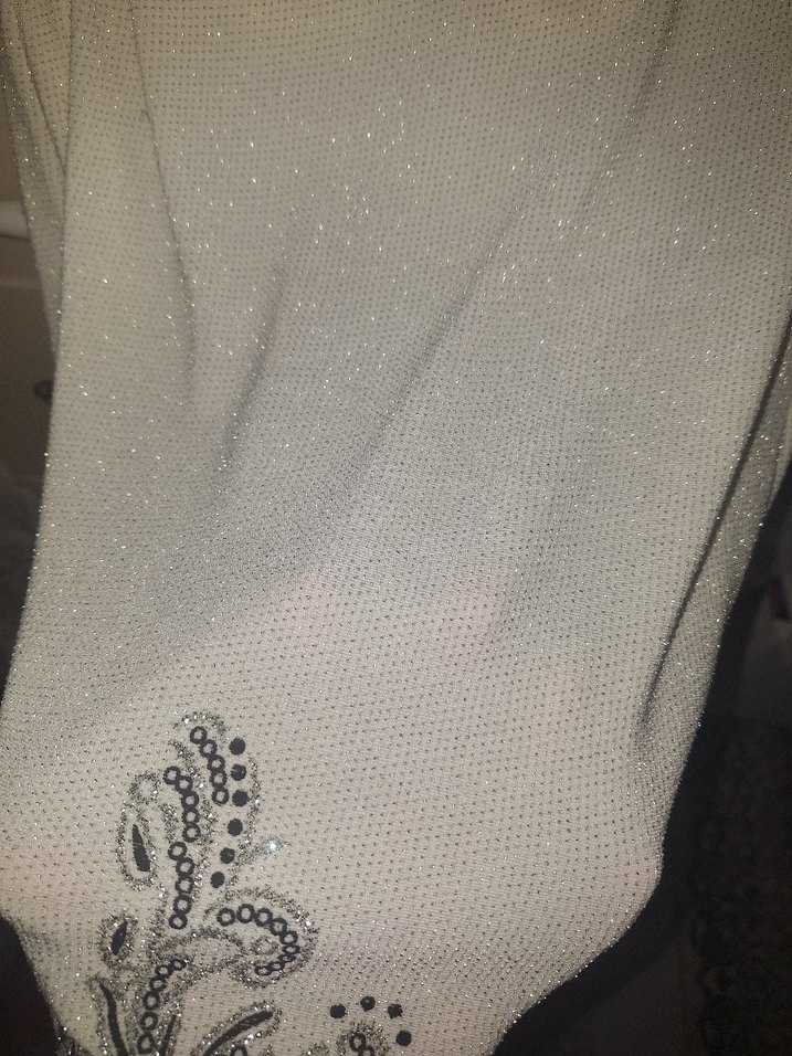 Vintage Mini Beyaz Dantel Detaylı Gece elbisesi - Görsel 2