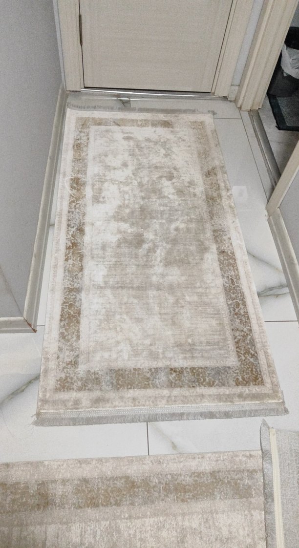 Modern Klasik Bej ve Gri Halı - Görsel 2