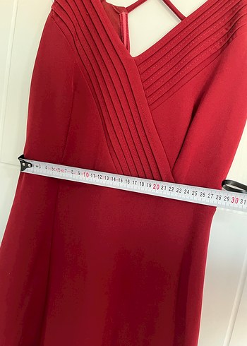 Bordo abiye - Görsel 3