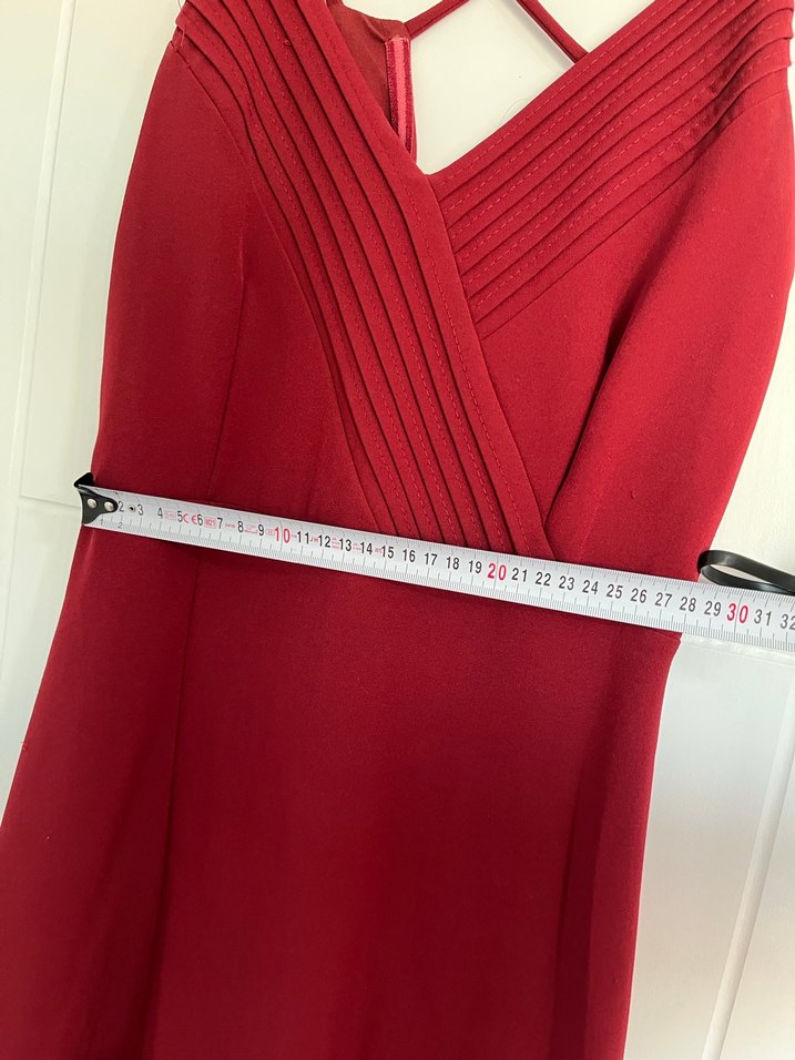 Bordo abiye - Görsel 3