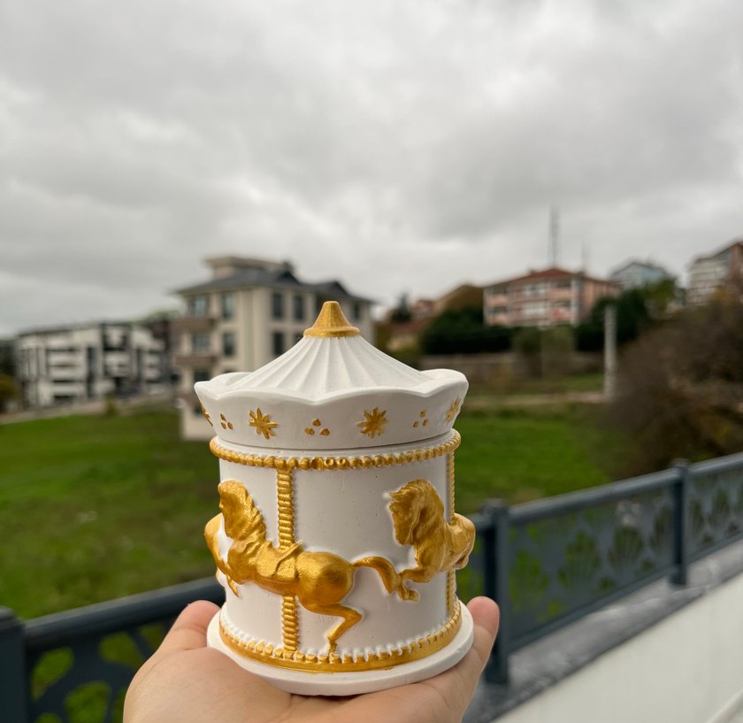 Atlı karınca takı kutusu - Görsel 2