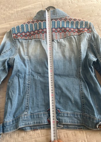 Dilvin denim kot ceket - Görsel 4