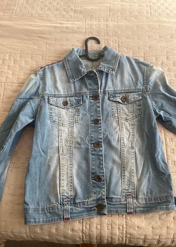 Dilvin denim kot ceket - Görsel 6