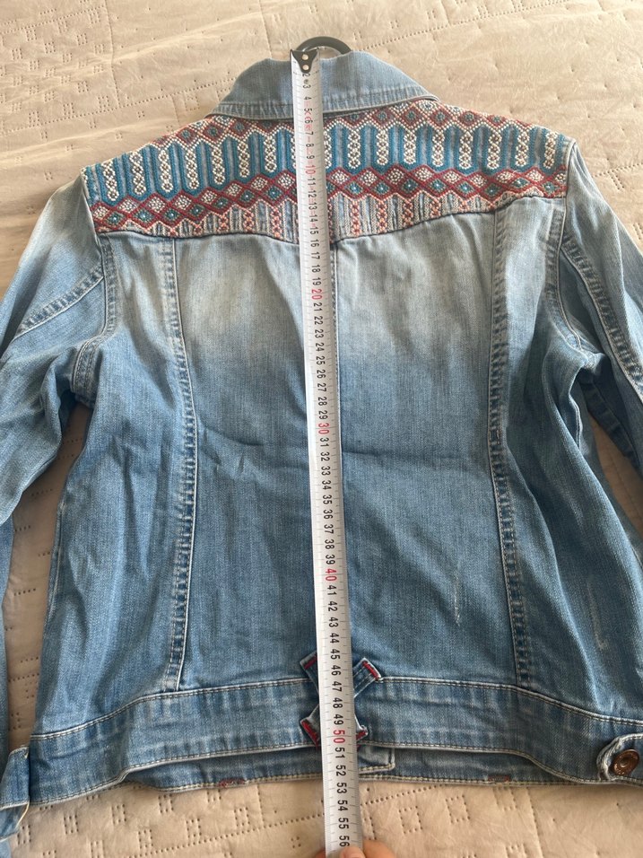 Dilvin denim kot ceket - Görsel 4