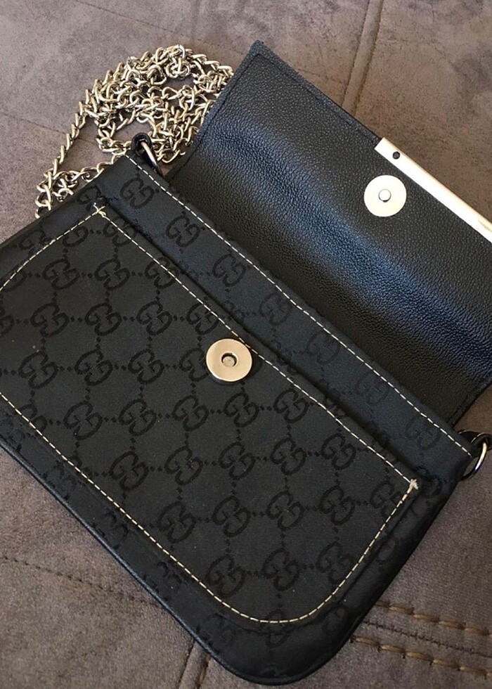 Zincir askılı mini çanta - Görsel 3