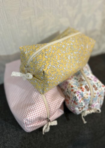 Bohem Stil Çok Renkli Fermuarlı Makyaj Çantası - Görsel 3