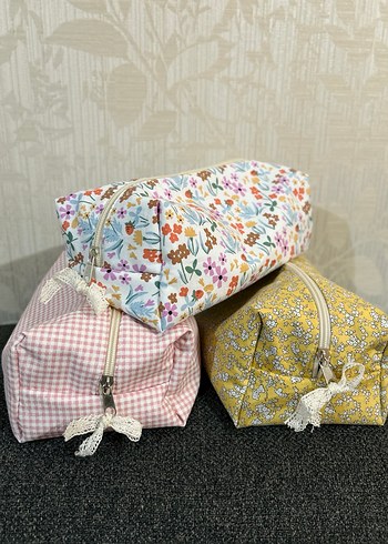 Bohem Stil Çok Renkli Fermuarlı Makyaj Çantası - Görsel 2