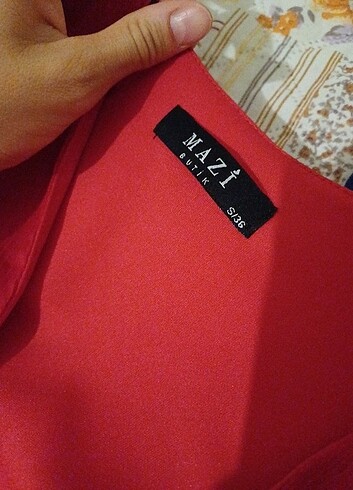 Diğer Mazi butik uzun kirmizi gece elbisesi