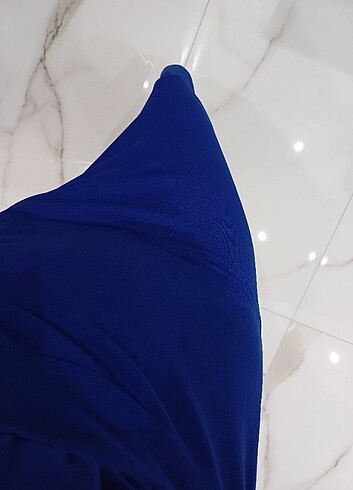 Diğer Uzun gece elbisesi lacivert