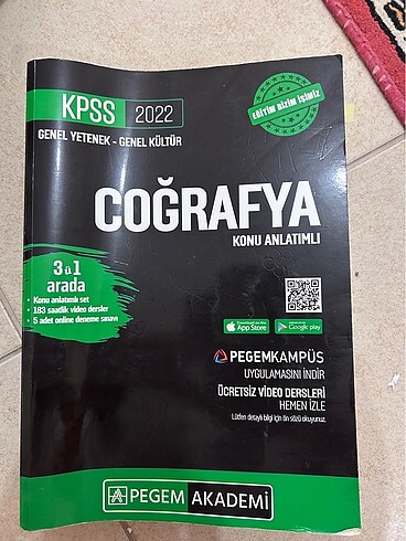  Beden Sosyal öabt coğrafya ve gk coğrafya konu Pegem