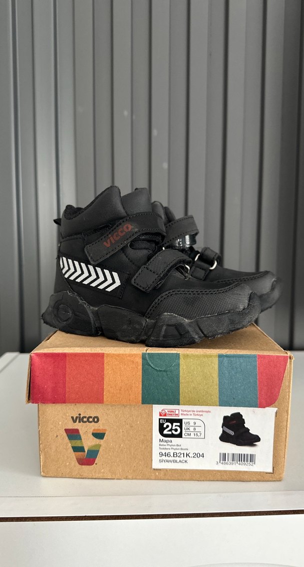 Vicco Siyah Erkek Çocuk Bot - Görsel 2