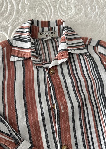 Erkek Çocuk Uzun Kollu Düğmeli Gömlek - Görsel 2