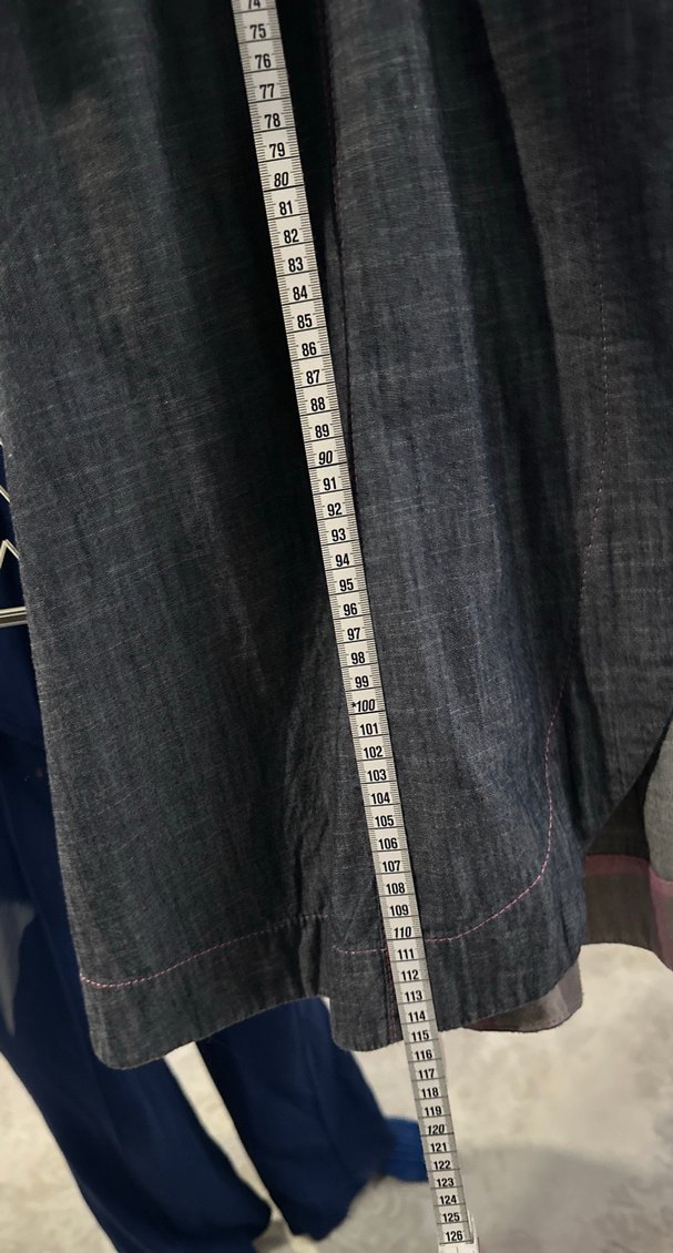 Gri Bohem Uzun Kadın kap - Görsel 4