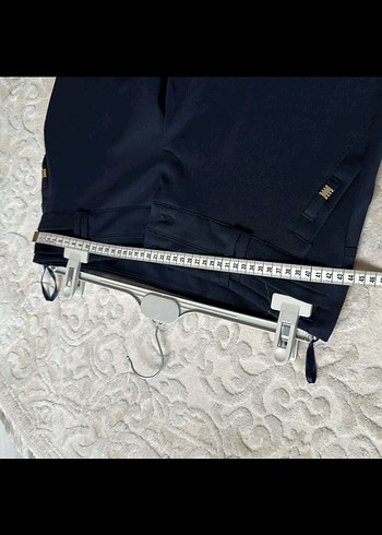 Kadın lacivert kumaş pantolon - Görsel 6