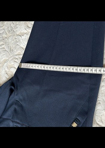 Kadın lacivert kumaş pantolon - Görsel 5