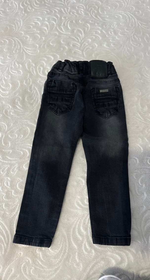 Erkek Çocuk Siyah Denim Pantolon - Görsel 2