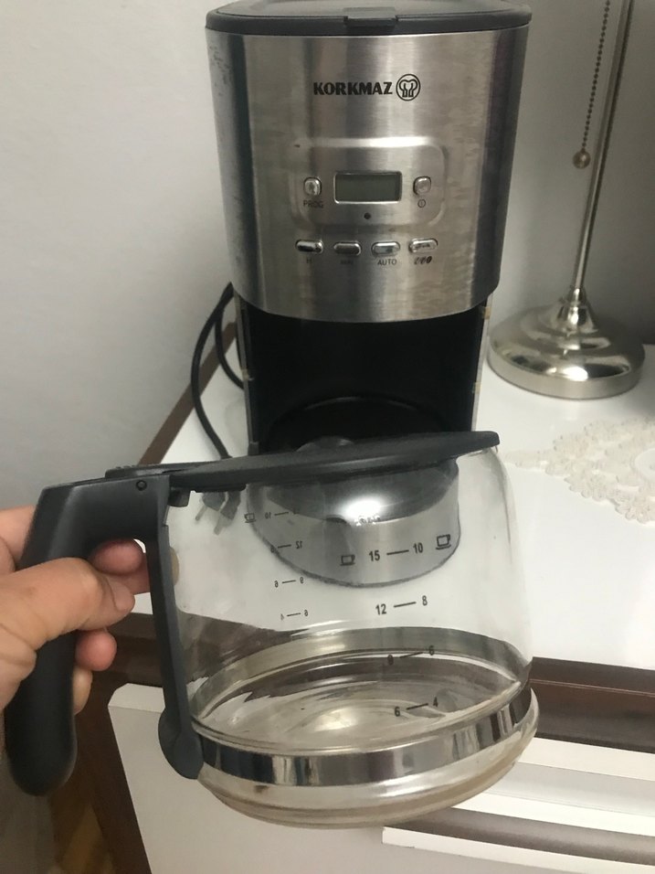 Gri Korkmaz Dijital Kahve Makinesi - Görsel 4