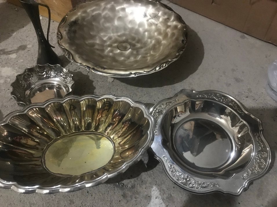 Parlak Altın Renkli Tabaklar 2 adet - Görsel 2