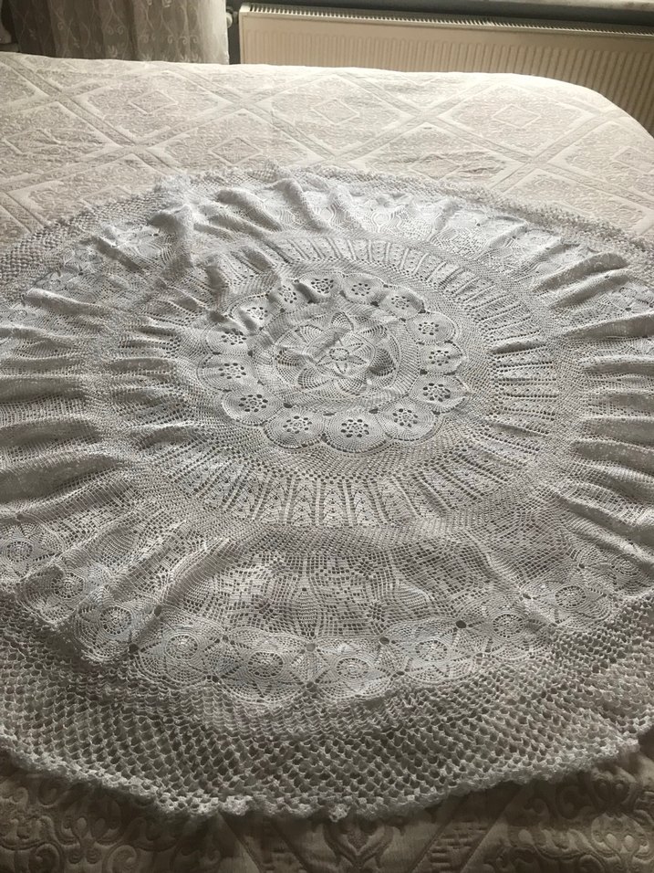 Bohem Tarzı El Yapımı Dantel fiskos masa örtüsü sıfır ürün - Görsel 2