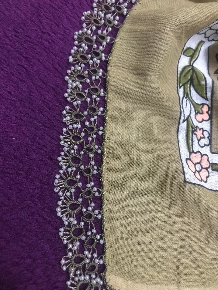 Çok Renkli boncuklu mekik oyası sıfır ürün - Görsel 2