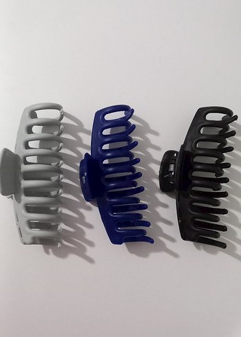 Kadın Çok Renkli Plastik Saç Tokası Set