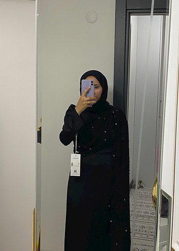 Siyah tesettür abiye - Görsel 2