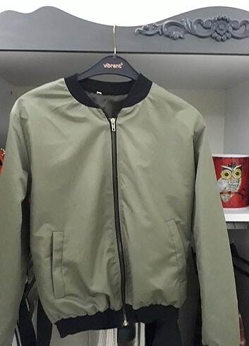 Haki bomber ceket 