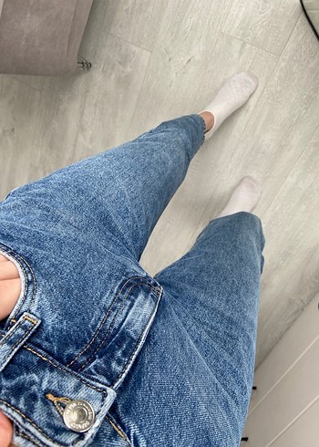 Lacivert Kadın Jean Pantolon - Görsel 5