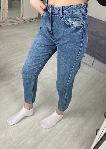 Lacivert Kadın Jean Pantolon - Görsel 3