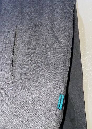 s Beden Gri Kapüşonlu Spor Sweatshirt