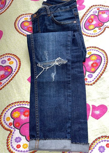 Kadın Lacivert skinny Kot Pantolon - Görsel 4