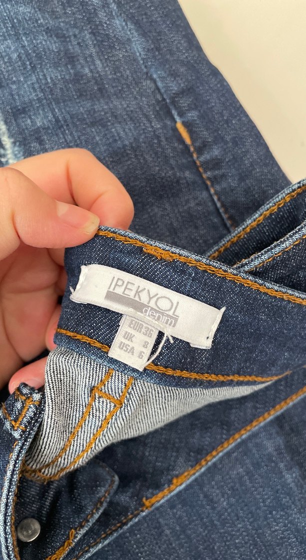 Kadın Lacivert skinny Kot Pantolon - Görsel 3