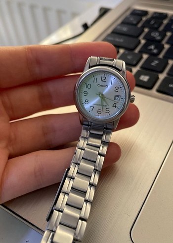 Gri Kadranlı Kadın Saati Casio - Görsel 3