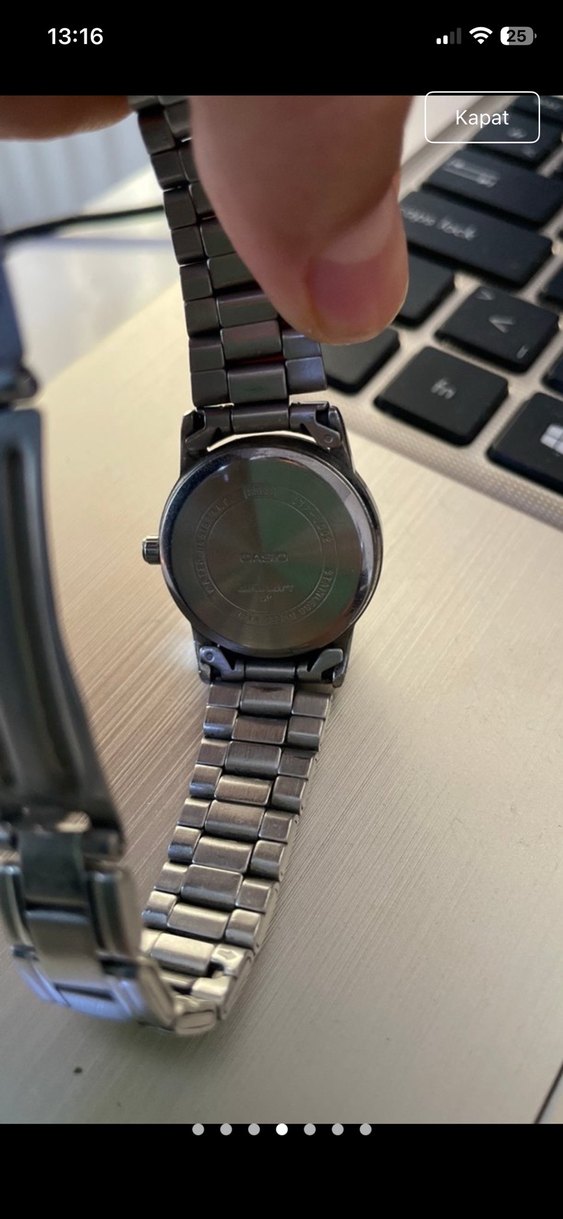 Gri Kadranlı Kadın Saati Casio - Görsel 4